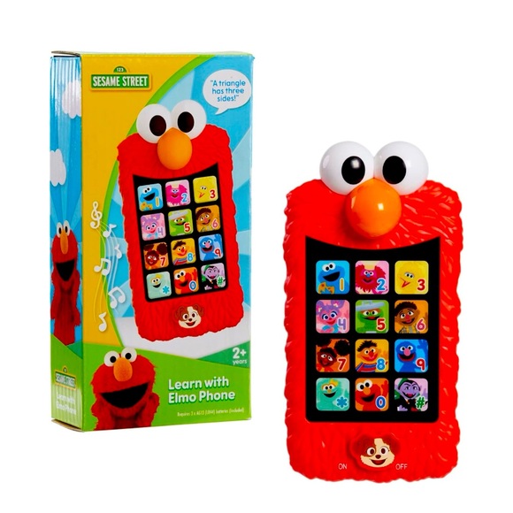 Sesame Street | Toys | Sesame Street Learn With Elmo Pretend Play Phone ...